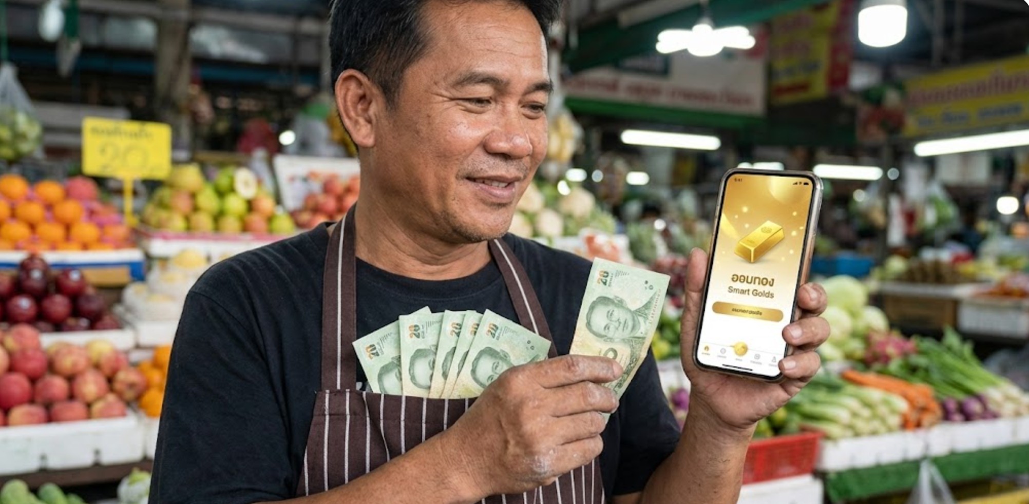 เหนื่อยขายของมาทั้งวัน... ให้ "ทอง" เป็นรางวัลของคนเก่งหน่อยไหมครับ?